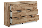 Hyanna Tan Brown Two Side Storage Panel Bedroom Set from Ashley - Luna Furniture