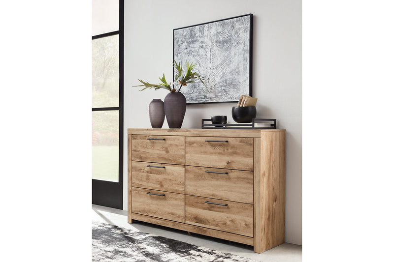 Hyanna Tan Brown Two Side Storage Panel Bedroom Set from Ashley - Luna Furniture