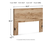 Hyanna Tan Brown Queen Panel Headboard, Dresser and Mirror from Ashley - Luna Furniture