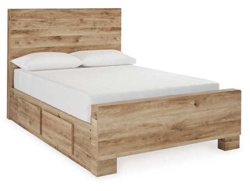 Hyanna Tan Brown Two Side Storage Panel Bedroom Set from Ashley - Luna Furniture