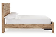 Hyanna Tan Brown Full Panel Storage Bed from Ashley - Luna Furniture