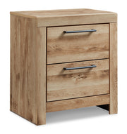 Hyanna Tan Brown Two Side Storage Panel Bedroom Set from Ashley - Luna Furniture