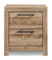 Hyanna Tan Brown Two Side Storage Panel Bedroom Set from Ashley - Luna Furniture