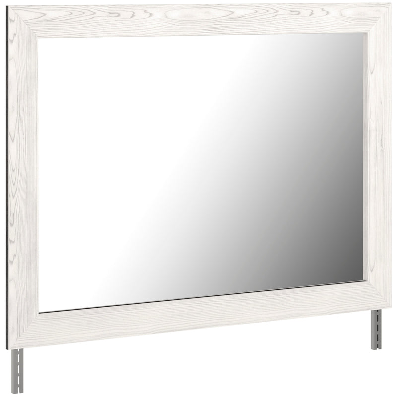 Gerridan White/Gray Lighted Panel Bedroom Set from Ashley - Luna Furniture