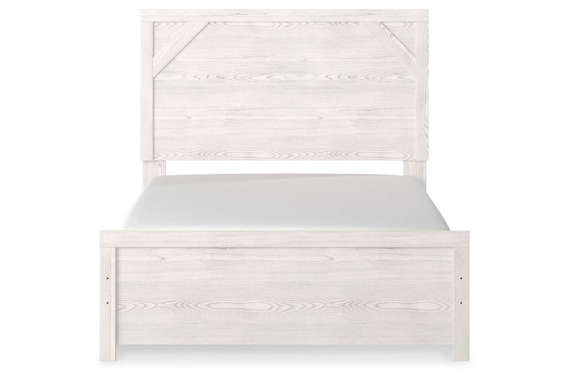 Gerridan White/Gray Full Panel Bed from Ashley - Luna Furniture