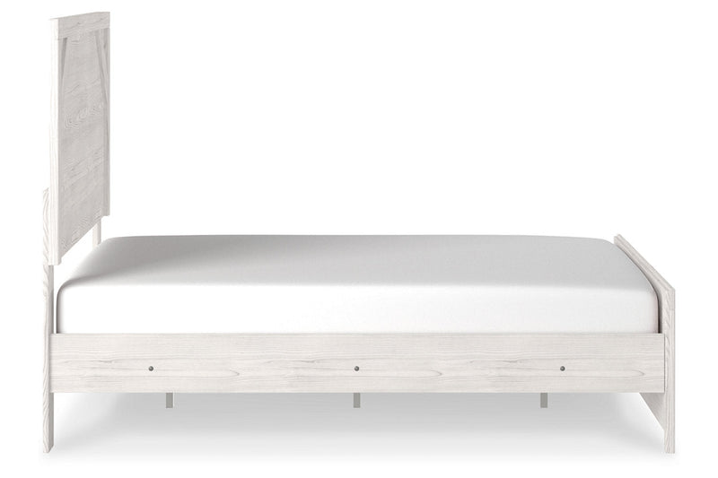 Gerridan White/Gray Full Panel Bed from Ashley - Luna Furniture