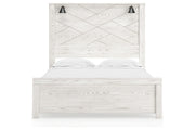 Gerridan White/Gray Queen Panel Bed from Ashley - Luna Furniture