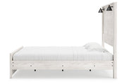 Gerridan White/Gray King Panel Bed from Ashley - Luna Furniture