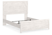 Gerridan White/Gray Queen Panel Bed from Ashley - Luna Furniture