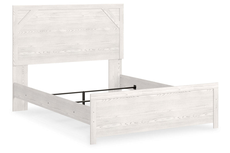 Gerridan White/Gray Queen Panel Bed from Ashley - Luna Furniture