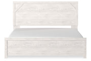 Gerridan White/Gray King Panel Bed from Ashley - Luna Furniture