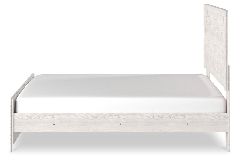 Gerridan White/Gray King Panel Bed from Ashley - Luna Furniture