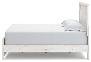 Gerridan White/Gray King Panel Bed with Mirrored Dresser and 2 Nightstands from Ashley - Luna Furniture