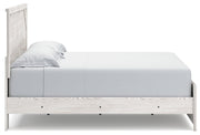 Gerridan White/Gray King Panel Bed with Mirrored Dresser and 2 Nightstands from Ashley - Luna Furniture