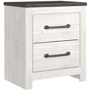 Gerridan White/Gray Lighted Panel Bedroom Set from Ashley - Luna Furniture