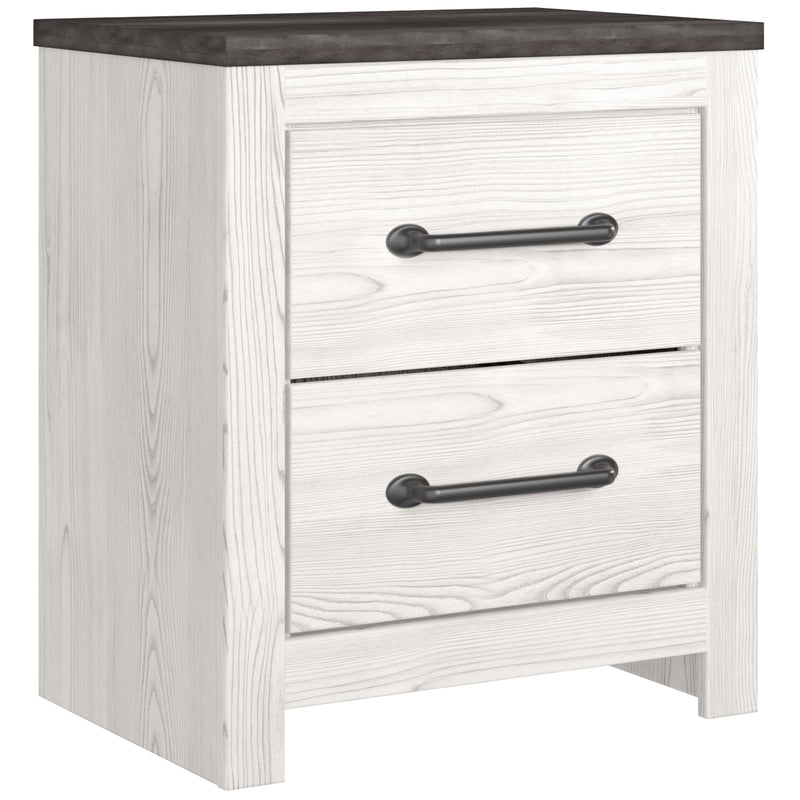 Gerridan White/Gray Lighted Panel Bedroom Set from Ashley - Luna Furniture