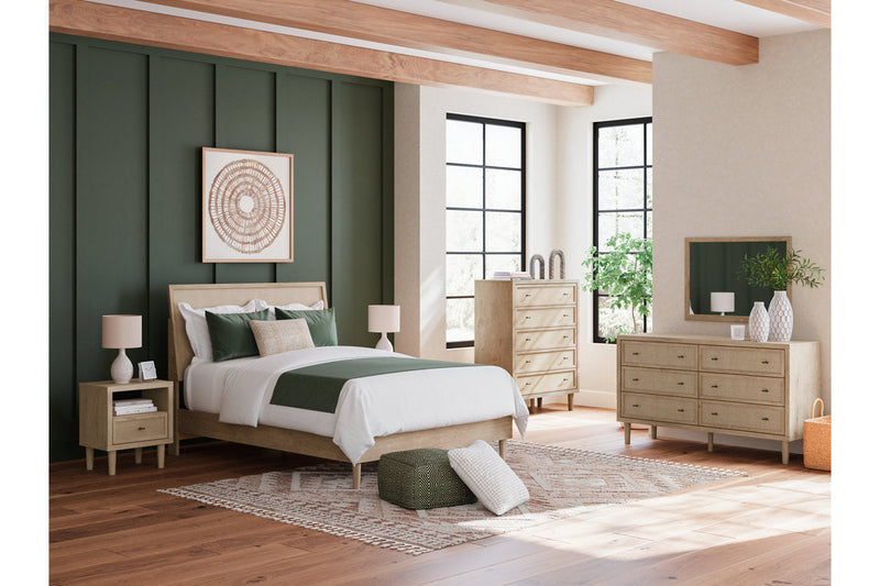 Cielden Two-tone Queen Platform Bed from Ashley - Luna Furniture