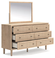 Cielden Two-tone King Panel Headboard, Dresser and Mirror from Ashley - Luna Furniture