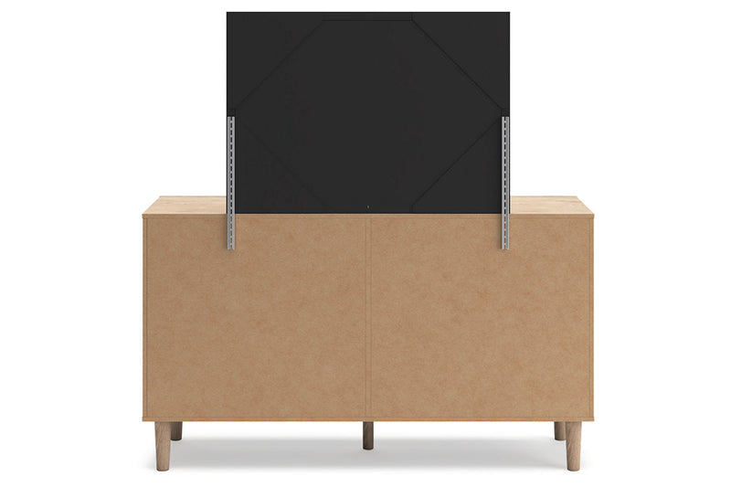 Cielden Two-tone Dresser and Mirror -  Ashley - Luna Furniture