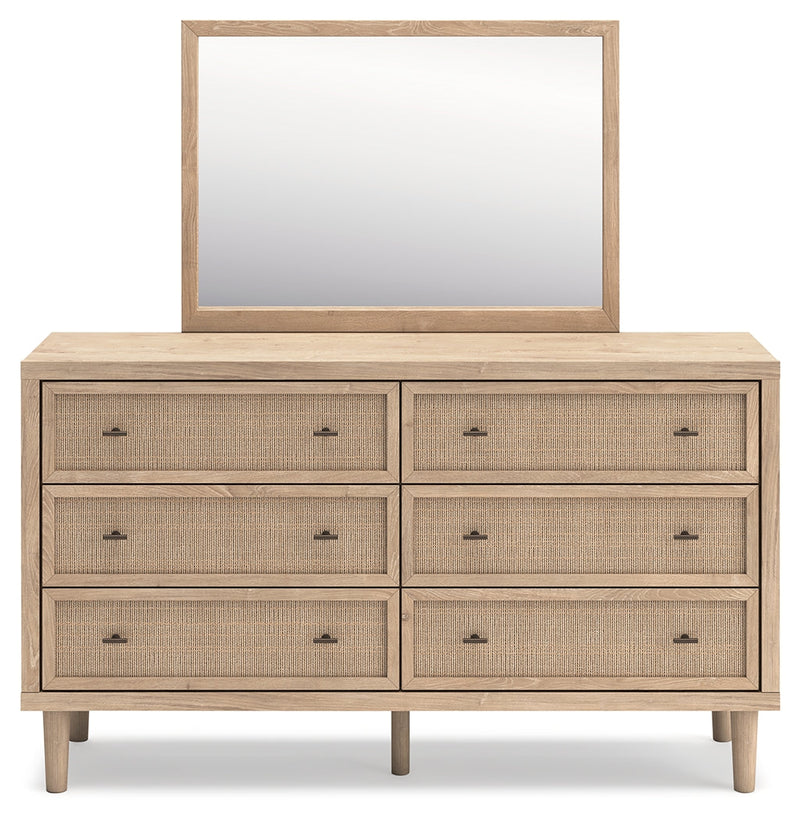 Cielden Two-tone Queen Panel Headboard, Dresser and Mirror from Ashley - Luna Furniture