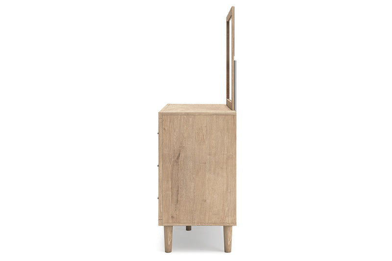Cielden Two-tone Dresser and Mirror -  Ashley - Luna Furniture
