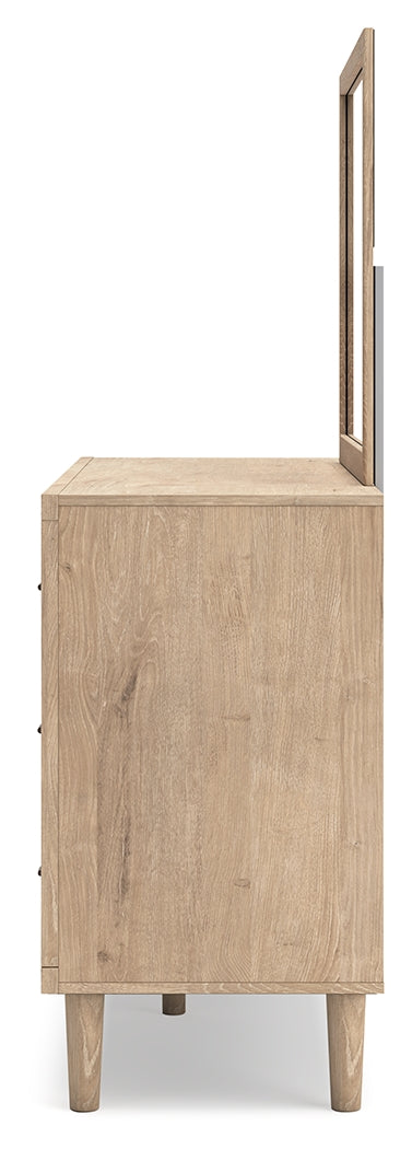 Cielden Two-tone Queen Panel Headboard, Dresser and Mirror from Ashley - Luna Furniture