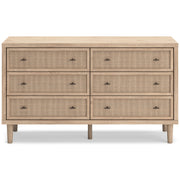 Cielden Soft Gray/Tan Upholstered Platform Bedroom Set from Ashley - Luna Furniture