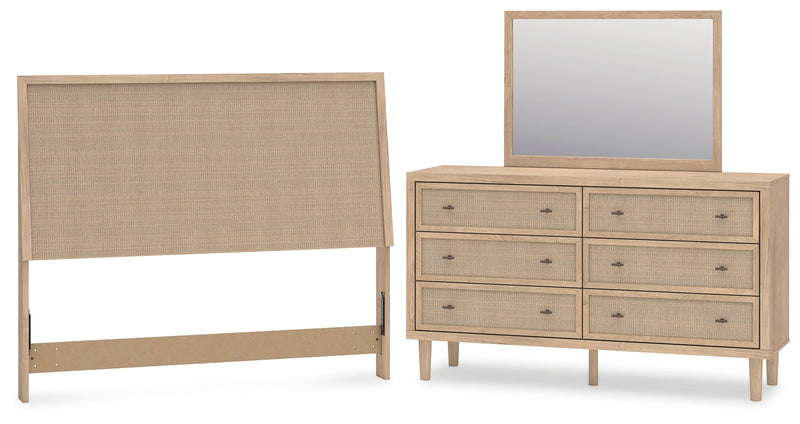 Cielden Two-tone Queen Panel Headboard, Dresser and Mirror from Ashley - Luna Furniture
