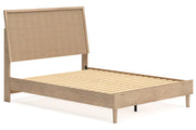 Cielden Two-tone Queen Platform Bed from Ashley - Luna Furniture