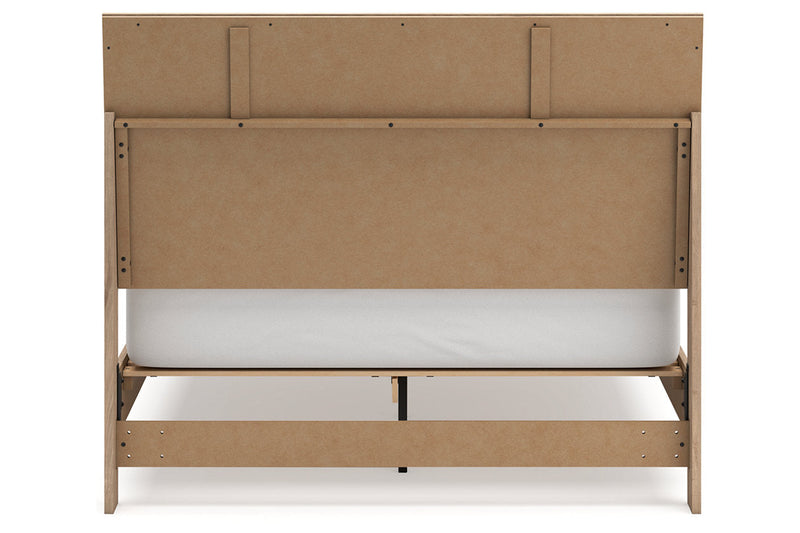 Cielden Two-tone Queen Platform Bed from Ashley - Luna Furniture