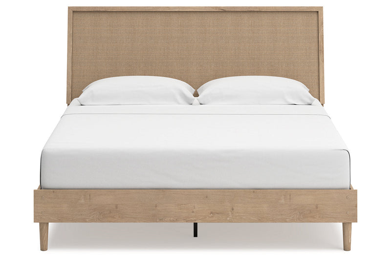 Cielden Two-tone King Panel Bed from Ashley - Luna Furniture