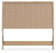 Cielden Two-tone Full Panel Headboard with Mirrored Dresser from Ashley - Luna Furniture