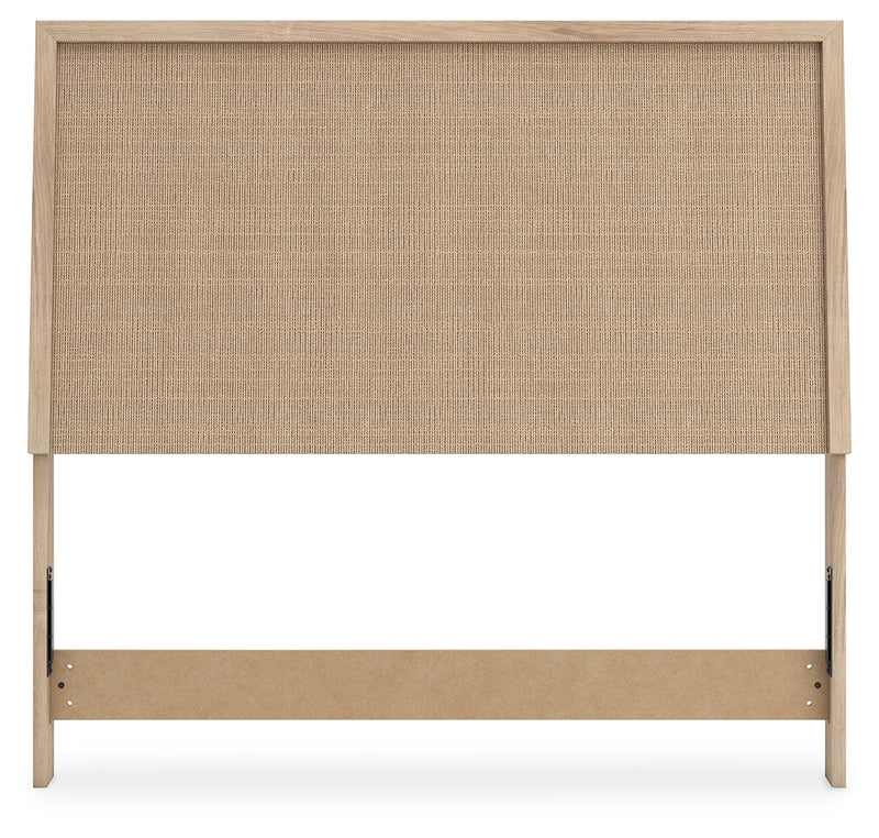 Cielden Two-tone Full Panel Headboard with Mirrored Dresser from Ashley - Luna Furniture