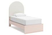 Wistenpine Blush Upholstered Youth Panel Bedroom Set from Ashley - Luna Furniture
