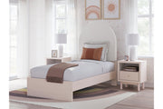 Wistenpine Blush Upholstered Youth Panel Bedroom Set from Ashley - Luna Furniture