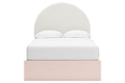 Wistenpine Blush Upholstered Youth Panel Bedroom Set from Ashley - Luna Furniture