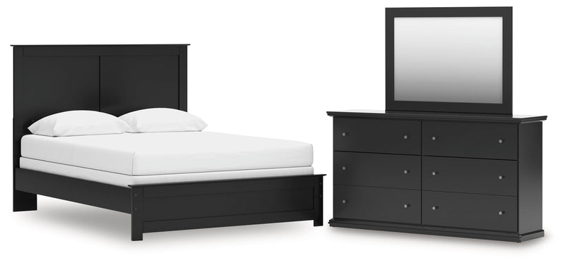 Maribel Queen Panel Bed, Dresser and Mirror from Ashley - Luna Furniture