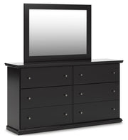 Maribel Queen Panel Bed, Dresser and Mirror from Ashley - Luna Furniture