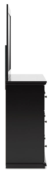 Maribel Queen Panel Bed, Dresser and Mirror from Ashley - Luna Furniture