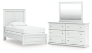 Bostwick Shoals Twin Panel Bed, Dresser and Mirror from Ashley - Luna Furniture