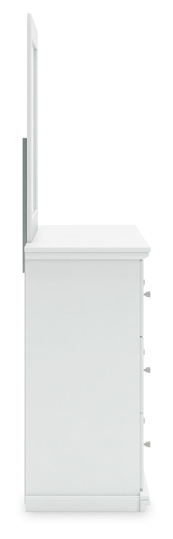 Bostwick Shoals Twin Panel Bed, Dresser and Mirror from Ashley - Luna Furniture