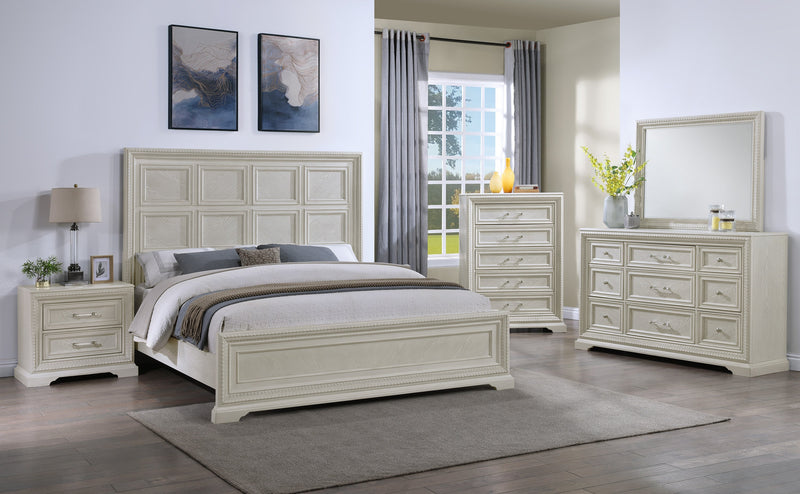 Alexandria Antique White Dresser from Crown Mark - Luna Furniture