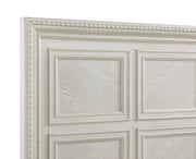 Alexandria Antique White Queen Panel Bed from Crown Mark - Luna Furniture
