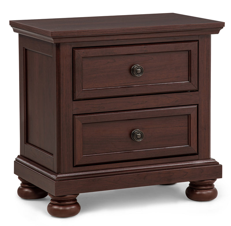 Claribelle Cherry Nightstand from Crown Mark - Luna Furniture