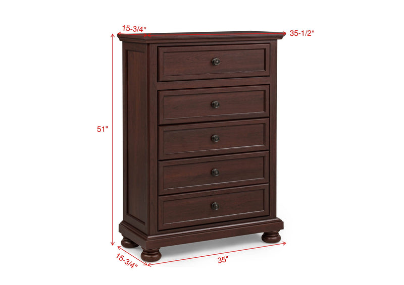 Claribelle Cherry Chest from Crown Mark - Luna Furniture