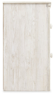 Paxberry Whitewash Full Panel Bed and Nightstand from Ashley - Luna Furniture