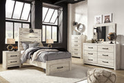 Cambeck Whitewash Footboard Storage Youth Bedroom Set from Ashley - Luna Furniture