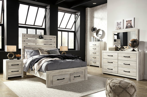 Cambeck Whitewash Footboard Storage Youth Bedroom Set from Ashley - Luna Furniture