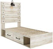 Cambeck Whitewash Side Storage Platform Youth Bedroom Set from Ashley - Luna Furniture