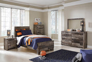 Derekson Multi Gray Panel Youth Bedroom Set from Ashley - Luna Furniture
